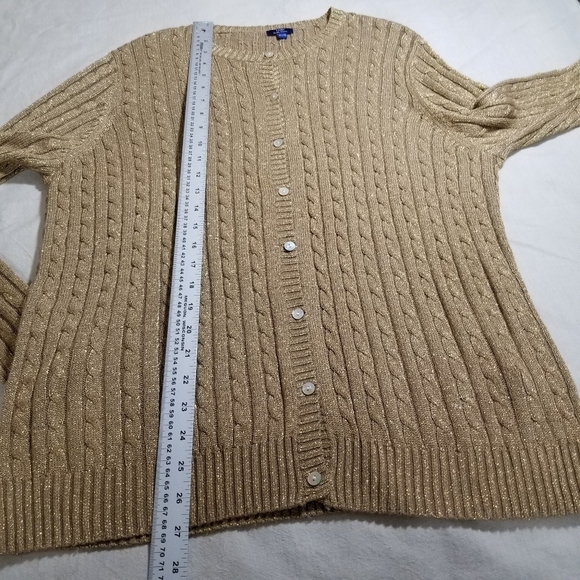 Tabi Simply Classic cardigan with gold thread in a XL - Picture 6 of 8